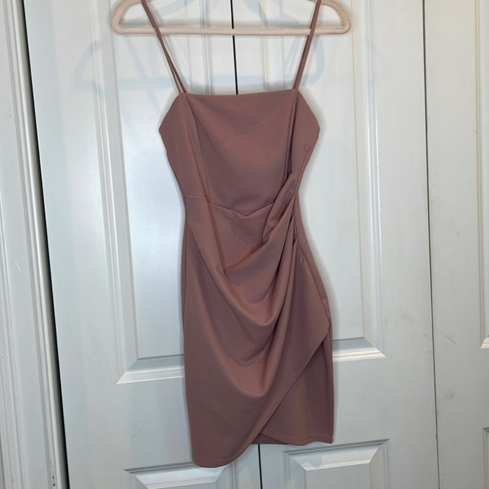 Blush Rose Pink Mini Dress
